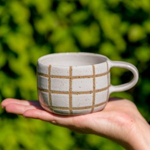 Tasse classique quadrillé